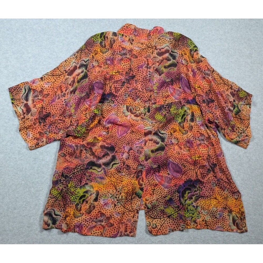 Peruvian Connection Multicolor Button Down Shirt … - image 7